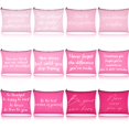 thumbnail image 1 of Bolsas de maquillaje, 12 x 23 x 18 cm, inspiradoras, color rosa Fjoron, 1 of 7