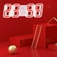 zanvin Digital Clock 3D LED Digital Clock Wall Déco Lumineux de la Table Électronique Adjastable de Mode de Nuit Clock Mur Clock Décoration Salle de Séjour LED Clock Cadeaux de Jour de la Mère jusqu'à 25% de Réduction, Rouge – image 3 sur 6