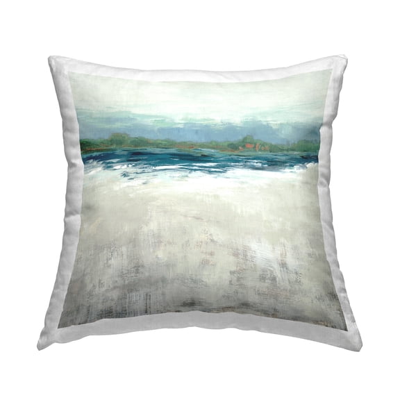 Stupell Industries Abstract Gradient Seascape Decorative Printed Throw Pillow Design by Jacob Q.
