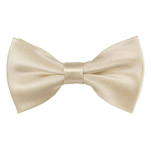 Solid Egg Shell Men's Pre-Tied Bow Tie
