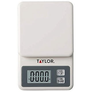 Taylor 38804016T Digital Kitchen Scale, Analog, 5-1/2 in L x 5 in W,  Multicolor