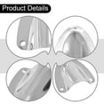 Marine Grade Stainless Steel Midget Clam Shell Wire Cable Vent Cover