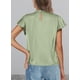 thumbnail image 2 of Blusa de Mujer PRETTYGARDEN Manga con Volantes Satén Menta L, 2 of 6