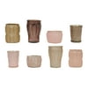 Ember Interiors Set of 8 Mercury Glass Votive Holds in Pinks & Plums