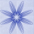 thumbnail image 1 of Ahgly Company Tapis d'Intérieur Lavable en Machine Carré Lavande Bleu, 5 Pieds Carré, 1 of 7