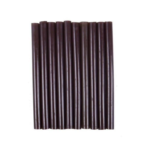 10x 100x7mm Adhesive Hot Melt Glue Sticks For Hot Melt Glue Brown
