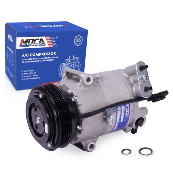 MOCA AUTOPARTS New AC Compressor w/ Clutch Fit for 2012-2016 Chevrolet Cruze 1.4L & 2016 Chevrolet Cruze Limited 1.4L