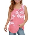 thumbnail image 1 of RXIRUCGD 2025 Vêtements d'Été pour Enfants Filles Décontracté Sans Manches Col Rond Imprimé, 1 of 5