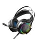 thumbnail image 2 of Auriculares para juegos Auriculares para juegos con iluminación RGB con cable de 20 W Auriculares estéreo 4D con cancelación de ruido Auriculares de 360 ​​° con micrófono, conector de 3,5 mm Yuarrent EL004861-01B, 2 of 2
