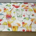 thumbnail image 6 of Ambesonne Tiki Bar Place Mats Set of 4, Tropic Cocktails, Standard Size, Multicolor, 6 of 6