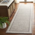 thumbnail image 2 of SAFAVIEH Ebony Gabriel Bordered Runner Rug, Gray/Ivory, 2'3" x 9', 2 of 10