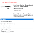 thumbnail image 2 of Front Shock Absorber - Compatible with 1949 - 1957 Pontiac Chieftain 1950 1951 1952 1953 1954 1955 1956, 2 of 2