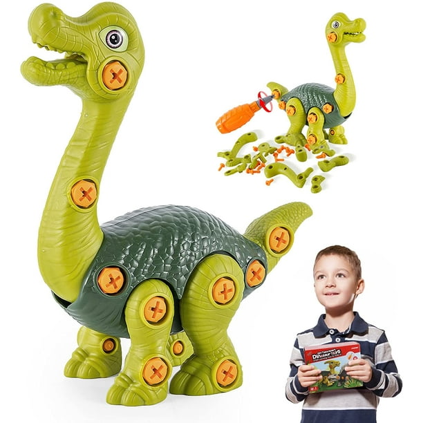 Take Apart Dinosaur Toys for 3 4 5 6 7 Year Old Boys Girls with Drill