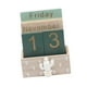 thumbnail image 5 of Calendario de escritorio con bloques de madera, calendario perpetuo, regalo de madera, escritorio de oficina de pie Cactus, 5 of 9