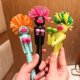 thumbnail image 5 of 4pcs Funny Exploding Hair For Man Boxing Round Ballpoint Pen Student Highlooking Funny Birthday Gift 1.0mm Black Refill Knocks Big Mouth Knocks Pen 4ml, 5 of 9
