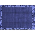 thumbnail image 1 of Ahgly Company Indoor Rectangle Abstract Blue Modern Area Rugs, 2' x 4', 1 of 4