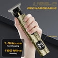 thumbnail image 5 of Fannas Cortapelos para hombres, cortapelos profesional, peluquero, inalámbrico, sin espacios, con pantalla LCD, regalos para hombres, recortador de barba, forros en T, afeitadoras, cortapelos para cor, 5 of 5