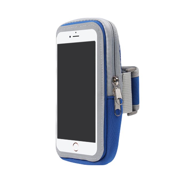 Bolsa para correr para fitness al aire libre, bolsa para brazo con pantalla táctil, adecuada para teléfonos móviles de menos de 6,5 pulgadas