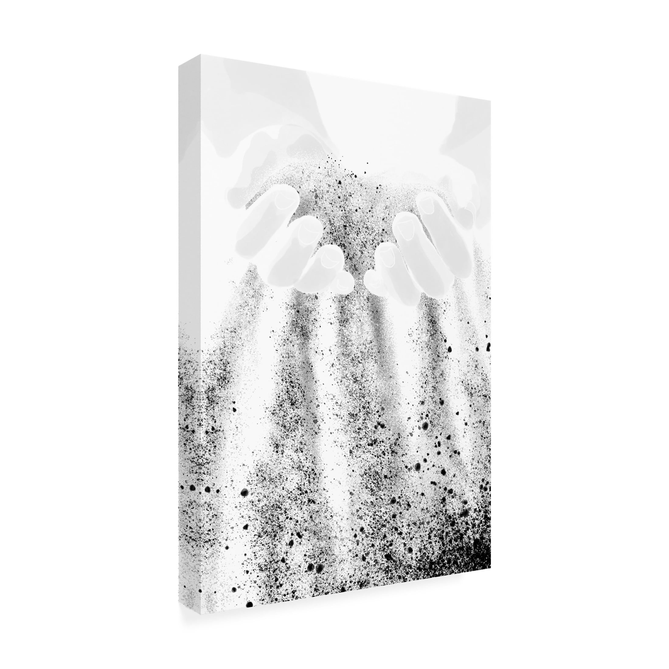 Trademark Fine Art Pictufy Studio Hands Sand Canvas Wall Art