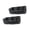 Black, variant on 2Pcs Soft Bristle Car Wash Brush Head with Water Flows Hole and Threaded Socket Window Washing Clean Brush Enduring