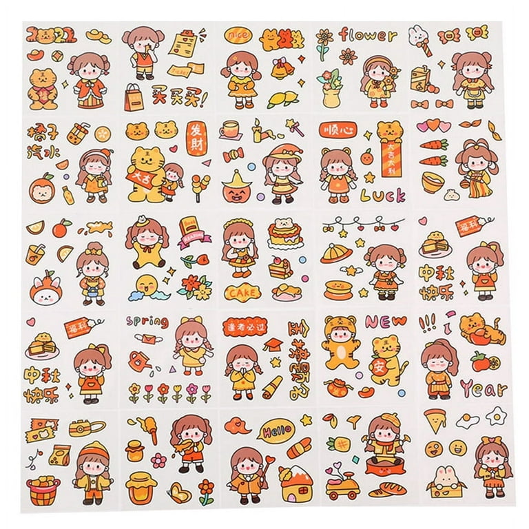 Fantasy Epoxy Crystal Kawaii Cute Sticker for DIY Diary Scrapbooking  Planner Stickers Shcool Office Stationery Supplies Sticker