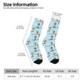 thumbnail image 2 of Cauagu Happy Easte Print Crew Socks for Women and Men,Adult Athletic Running Socks 1-Pair Sports Socks Work Gear Socks with Moisture Wicking, 2 of 6