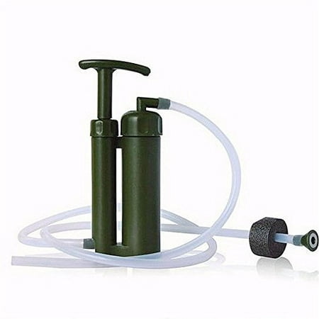 Camping Water Filter, NOVPEAK [U.S.warranty] Portable Soldier Camping Emergency Water Filter Purifier for Outdoor Survival Hiking
