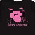 thumbnail image 4 of Inktastic Future Drummer Girls Girls Long Sleeve Toddler T-Shirt, 4 of 5