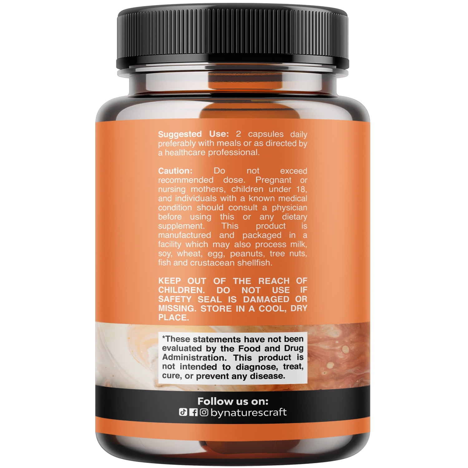 Nature’s Craft Herbal Adrenal & Thyroid Support Supplement with Iodine and L-Tyrosine, 120 Capsules