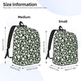 thumbnail image 2 of Fotbe White Daisies and Bee Mochila de Lona con Estampado, Mochila Duradera, Mochila Versátil de Alta Calidad, Mochila Compacta Vintage-Small, 2 of 5