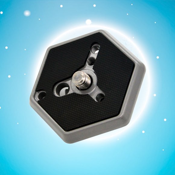 WHAMVOX Rápida Plateada Para Cámara Con Tornillo 3/8 20 Compatible Con Manfrotto 3038 Y 3047