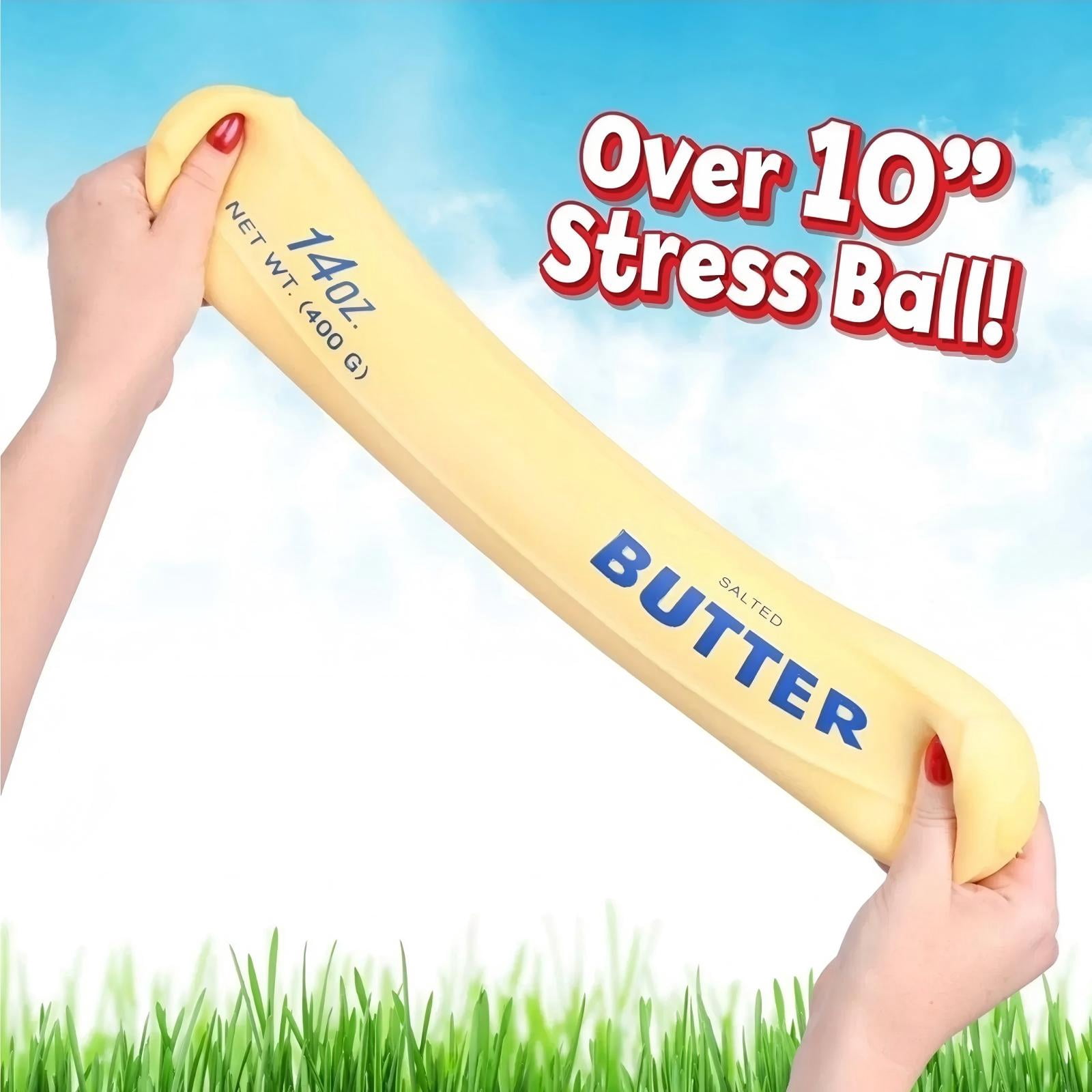 2026 New Butter Squishy 14oz Jumbo Squishy Stick of Butter - Realistic Slow Rising Food Fidget for Stress Relief & Anxiety Relaxation