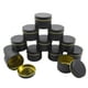 thumbnail image 1 of Matsuzay 12 Uds. De recipientes para velas, tarros pequeños para velas, latas portátiles para velas, recipientes para velas redondas de hierro negro Almacenamiento y organización del hogar Matsuzay HA014108-00, 1 of 1