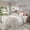 Beige, variant on Frostbloom Queen Bed Frame with Linen Fabric Upholstered Wingback Headboard, No Box Spring Needed, Beige