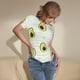 thumbnail image 3 of Fotbe Avocado of a Hear Body de Mujer con Cuello Redondo y Mangas Cortas, Sin Mangas Ajustado, Suave, Cómodo y Básico-Medium, 3 of 7
