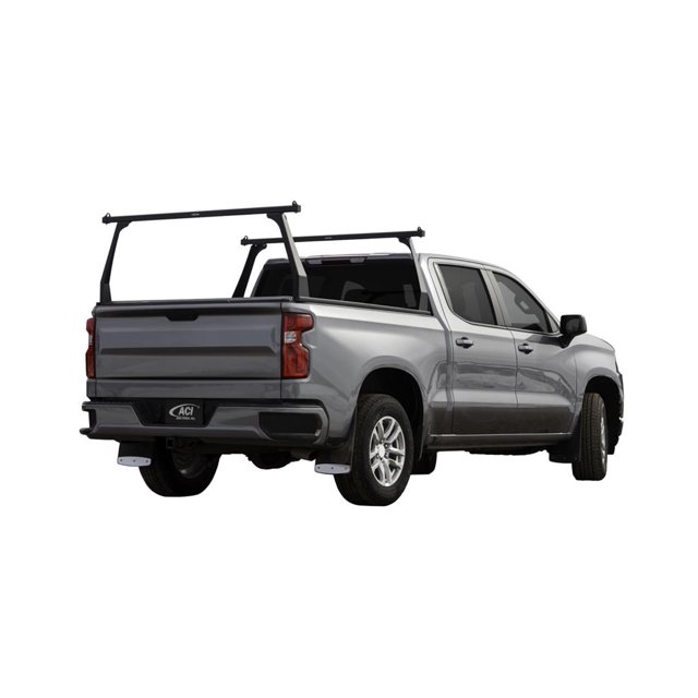 ACCESS Covers Ladder Rack F3040022 Adarac; 500 Pound Capacity; Stake Pocket Mount; Direct-Fit; 12 Inch Height; Matte Black; Aluminum