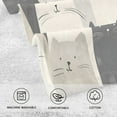 thumbnail image 5 of Yayeee 100% Cotton Hand Towels for Bathroom 16" x 28" Soft Absorbent Kitchen Towel, White Cute Cats, 5 of 7