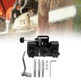 thumbnail image 6 of Gazechimp Chain Saw Sharpening Jig with Grinding Rod Hand Crank Chain Saw Sharpening Set Black, 6 of 8