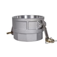 thumbnail image 1 of Acoplador hembra Quafwia de aluminio tipo D de 4 pulgadas de Camlock Fittings, 1 of 7