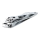 thumbnail image 1 of Silver Tone Metal Slanted Edge Foot Nail Fingernail Clipper Cutter Manicure Pedicure Tool, 1 of 4