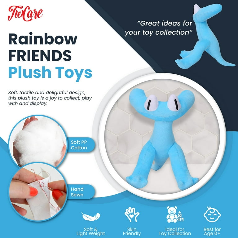 Brand New Rainbow Friends Blue Plush Toy Soft Stuffed Animal Monsters Doors