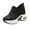 Black, variant on Fesfesfes Sneakers for Women Fall Increased Sneakers Women Light Luxury Thick-soled Platform Platform Shoes US:4.5(35)