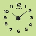thumbnail image 4 of Manecillas de reloj 3D, manecillas de reloj grandes de bricolaje, agujas, relojes de pared, decoración de arte para el hogar 3D, accesorios de mecanismo de reloj de cuarzo (negro), 4 of 5
