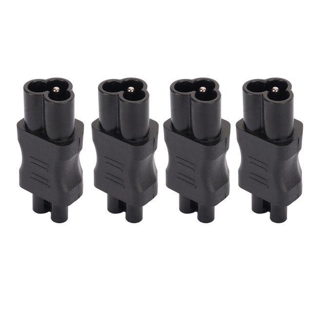 Uds IEC320 C6 a IEC320 C5 adaptador de corriente IEC320 C6 a C5 adaptador de cable de alimentación convertidor de conector para ordenador portátil