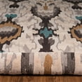 thumbnail image 3 of Bowery Hill 96'' x 120'' Transitional Fabric Hand Tufted Rug in Gray/Beige/Blue, 3 of 5
