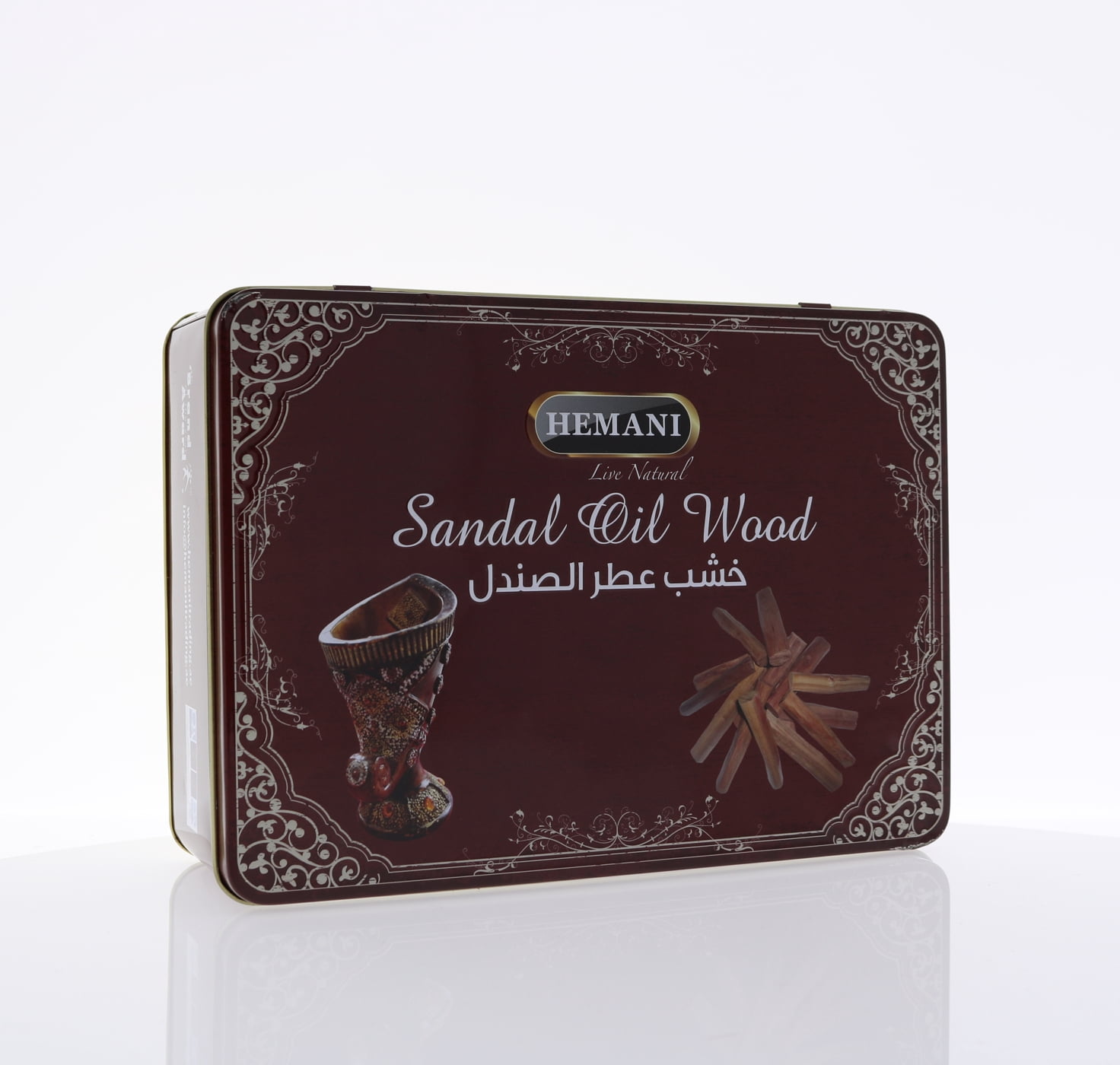 Sandal Oil Wood Box Sticks - 100% Natural Sandalwood Incense -1000g I Perfect for Reigious, Ceremony, Meditation, Relaxation I Great as a Gift/Home Use