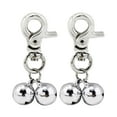 thumbnail image 1 of fastboy 2pcs/set Convenient Key Rings With Dog Bells Easy To Attach And Detach Durable And Long-lasting Silver, 1 of 6