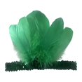 thumbnail image 4 of Diadema de plumas, accesorio fotográfico, tocado para presentaciones en el escenario, carnaval, festival Verde, 4 of 8