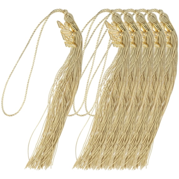 FELTECHELECTR 6Pcs Sophisticated Graduate Cap Toppers for Graduation Ceremony and Parties