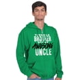 thumbnail image 5 of Terrible Brother Awesome Uncle Zip Hoodie Sweatshirt Men Brisco Brands 2X, 5 of 6